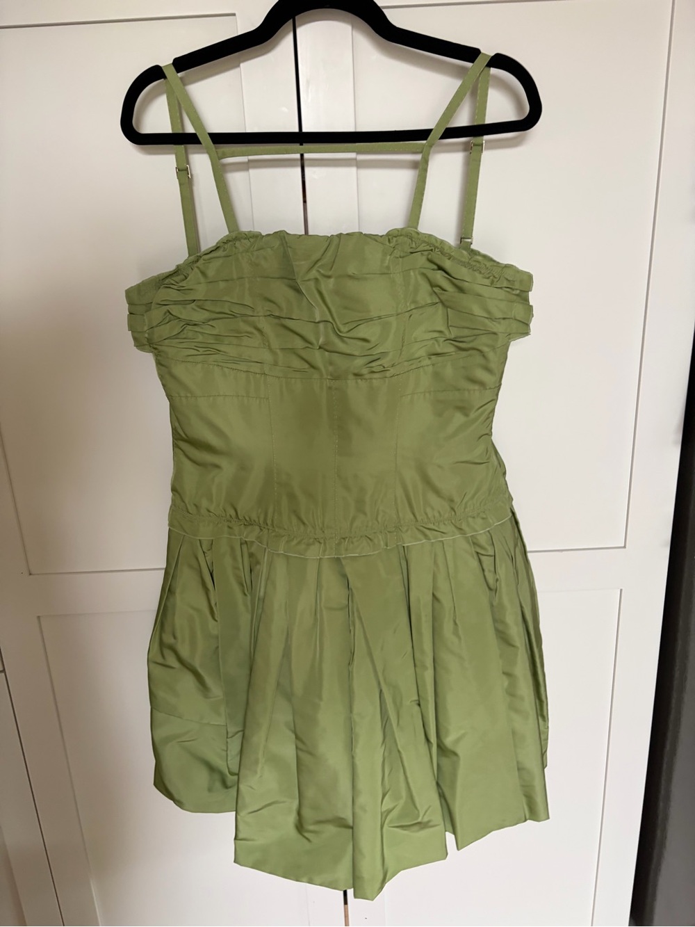 Louis Vuitton Light Green Strap Women Dress